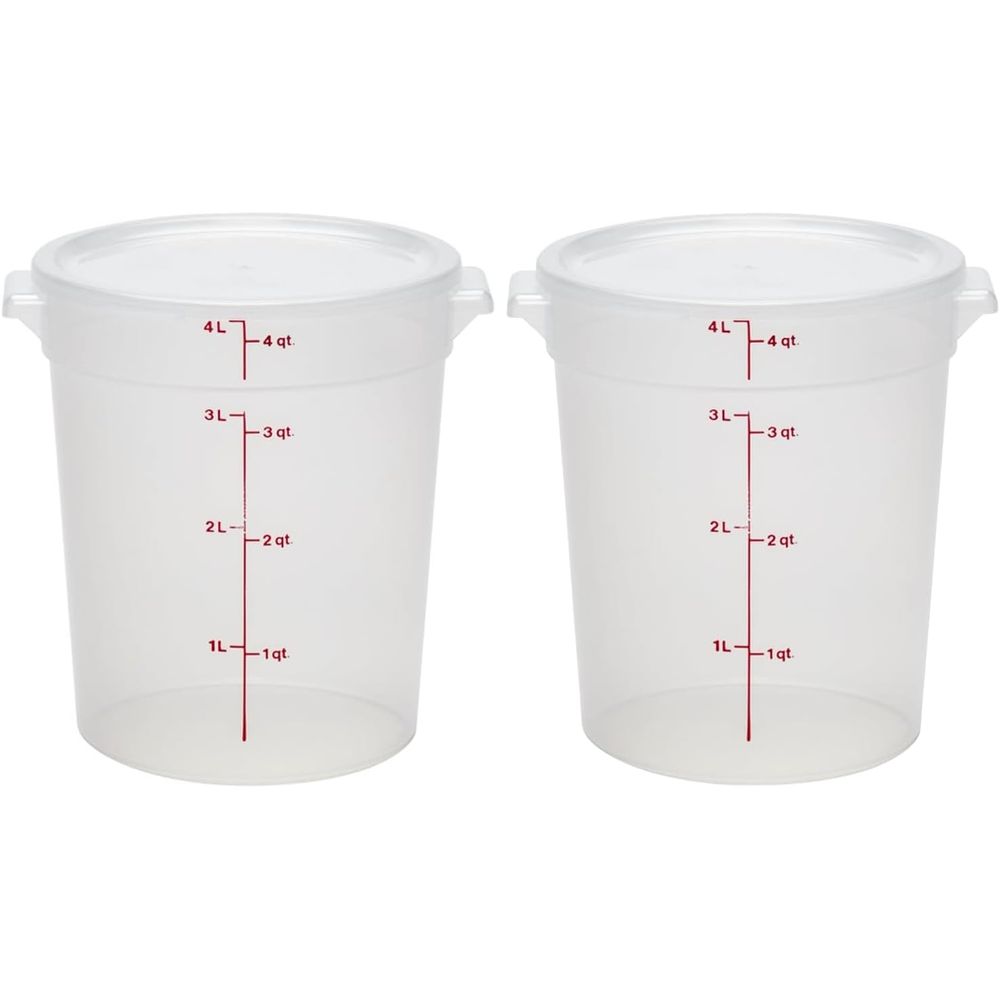 Food Storage 4 Quart - Recipientes de Armazenamento de Alimentos de