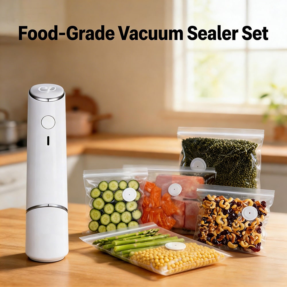 Food Storage Vacuum Bags - 30 Sacos a Vácuo Reutilizáveis +