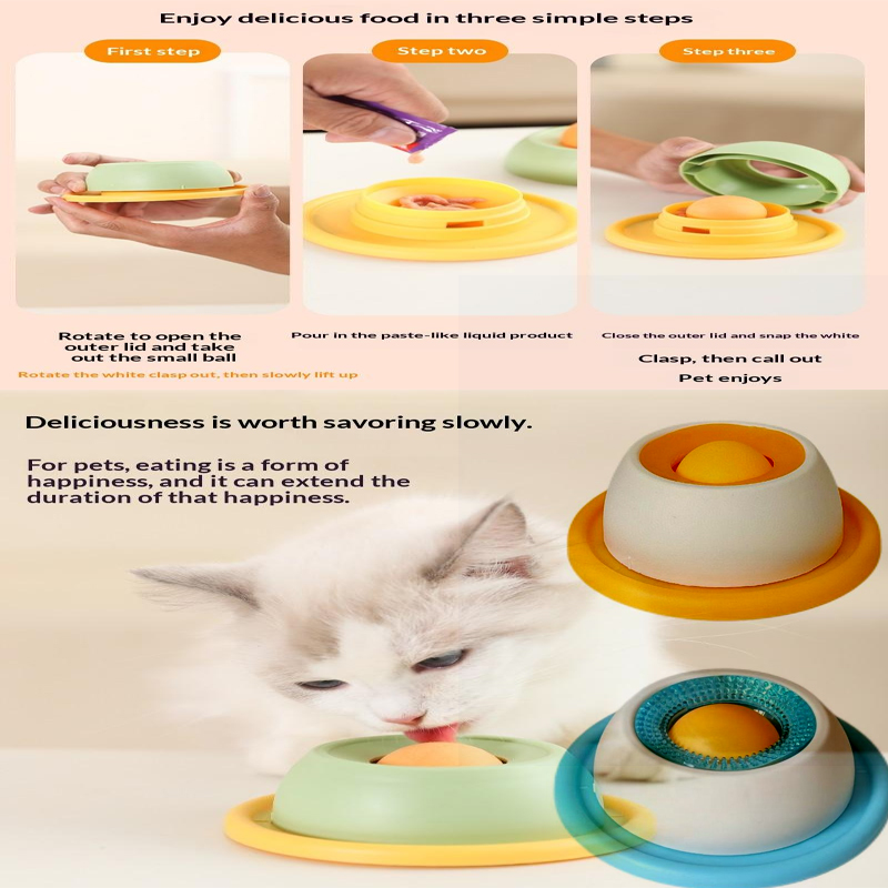 Food Storage Yogurt - Tapete de Lamber para Pets 1PCS,