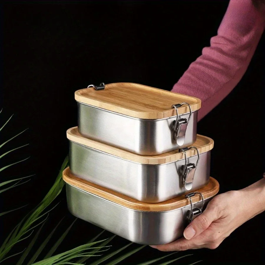 Food Storage Made Easy - Nova Lancheira de Aço Inoxidável 304