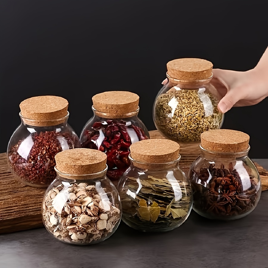 Food Storage Glass Set - Vasilha de armazenamento de vidro transparente