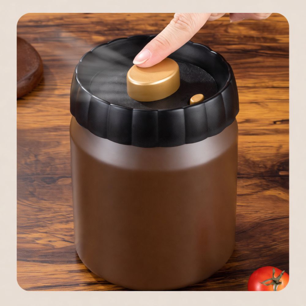 Food Storage Stainless Steel - Recipiente Hermético para Armazenamento de Grãos