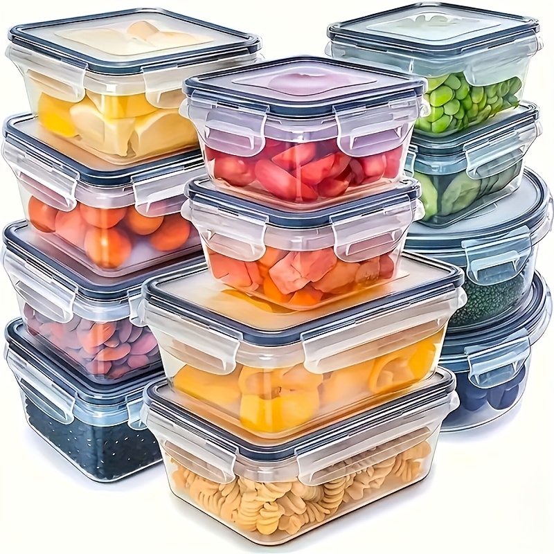 Food Storage Made Easy - Conjunto de 8 Peças Inclui 4