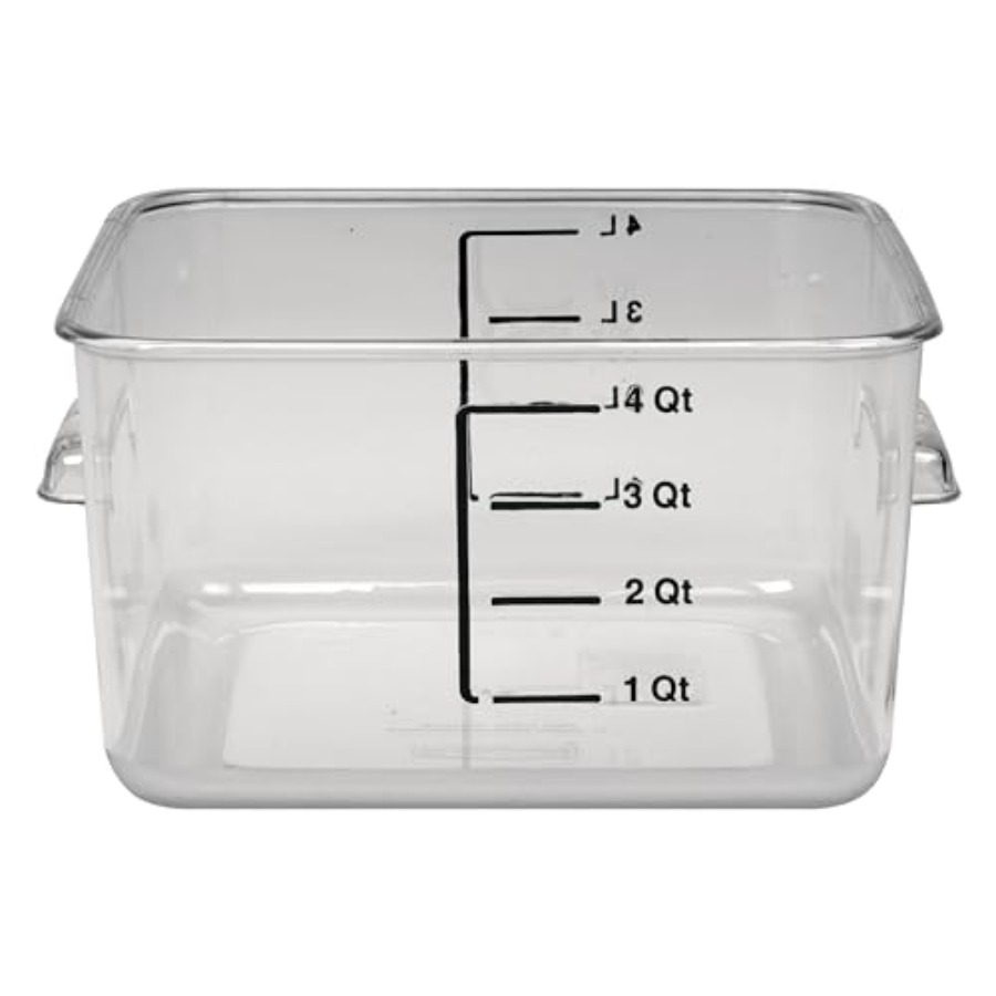 Food Storage 4 Quart - Recipiente Quadrado para Armazenamento de Alimentos