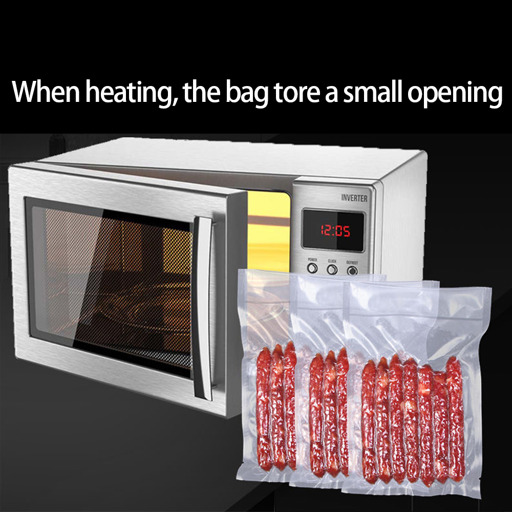 Food Storage Vacuum Bags - 50 pçs cozinha alimentos aferidor do