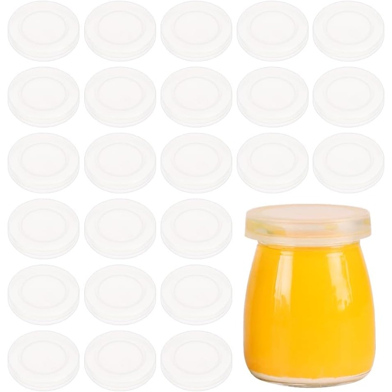 Food Storage Yogurt - 48 tampas do frasco de iogurte