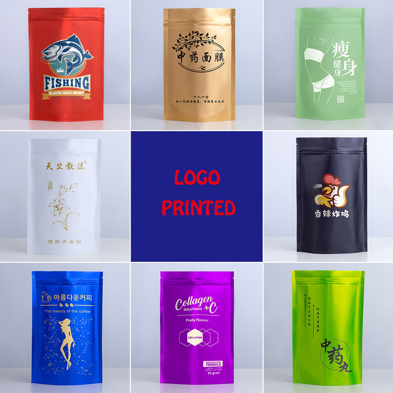 Food Storage Plants - Saco zip lock resealable de folha