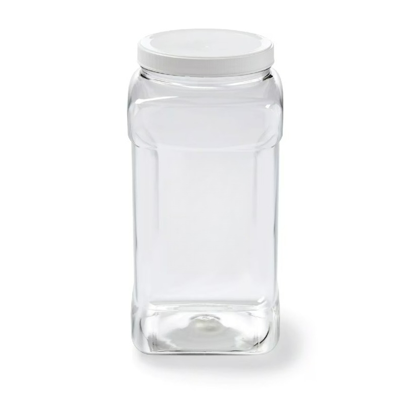 Food Storage 4 Quart - Recipiente de plástico transparente de 4