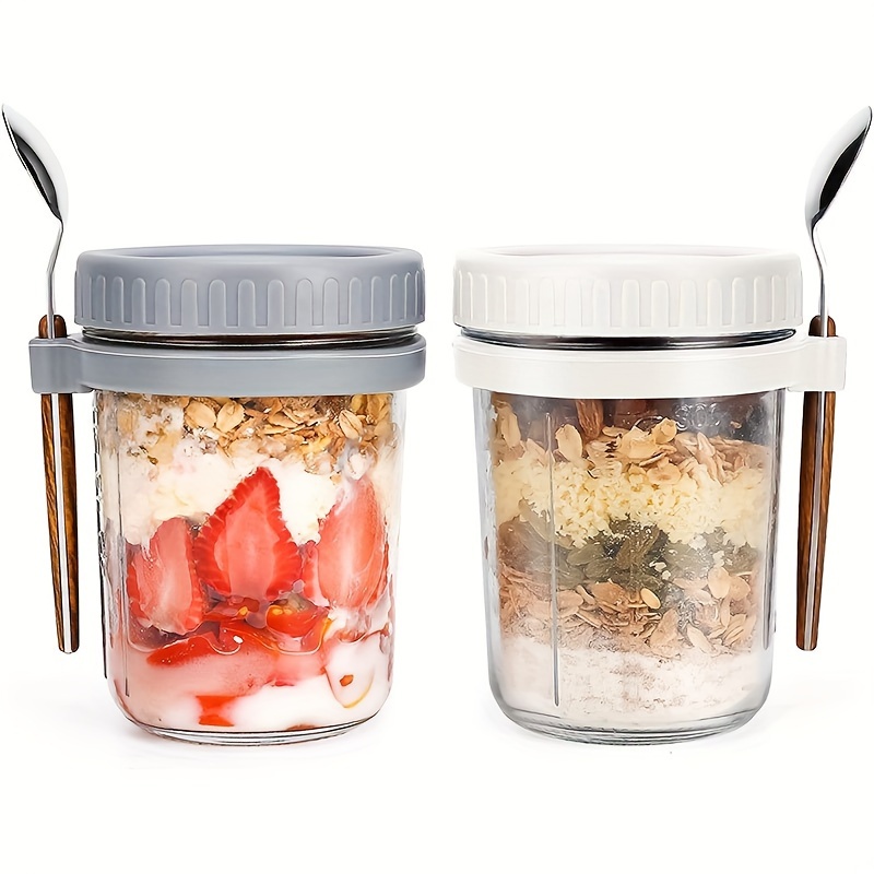 Copo de aveia de vidro de 1 un - Food Storage Glass Set avaliação e preço