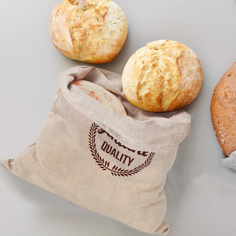 Saco de pão de linho sacos reu - Food Storage Bags Reusable avaliação e preço