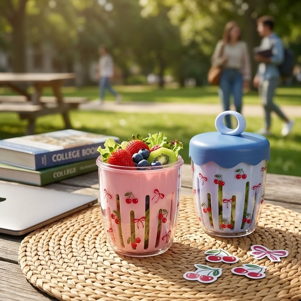 Copo de plástico para salada d - Food Storage Yogurt avaliação e preço
