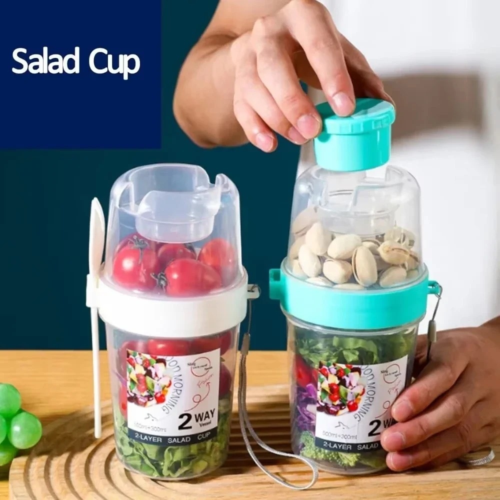 Copo de salada portátil copo d - Food Storage Yogurt avaliação e preço