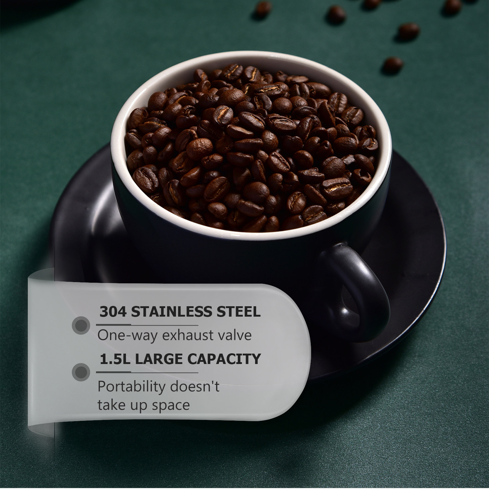 1 unidade – Recipiente para ar - Food Storage Stainless Steel avaliação e preço