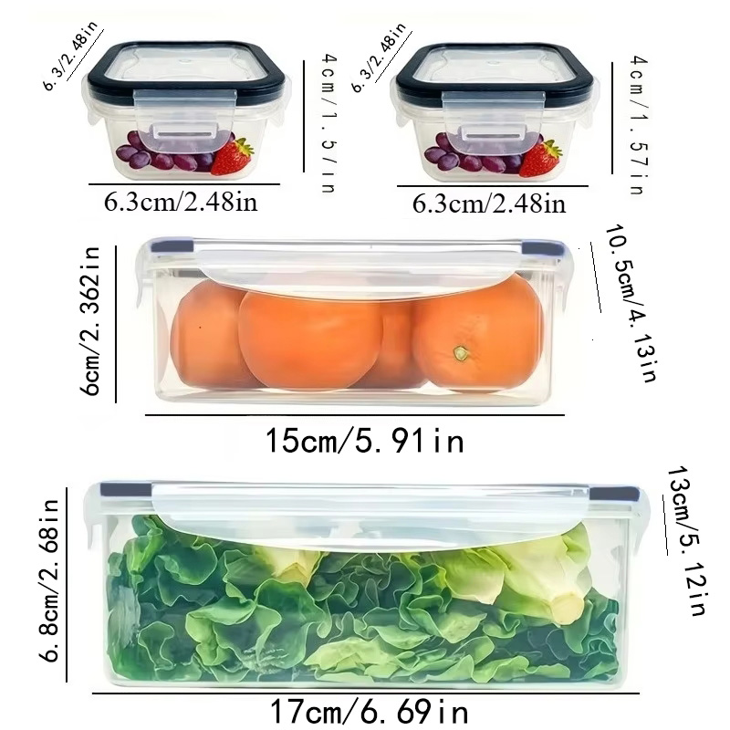 Conjunto de 8 Peças Inclui 4 R - Food Storage Made Easy avaliação e preço