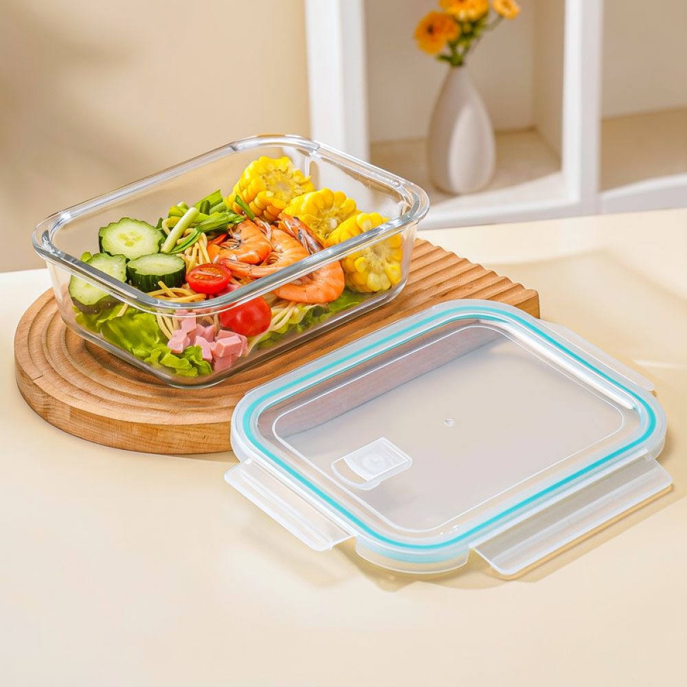 Caixa de almoço de vidro, adeq - Food Storage Glass Set avaliação e preço