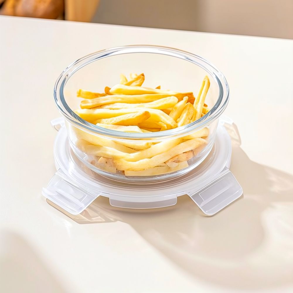 Caixa de almoço de vidro, adeq - Food Storage Glass Set avaliação e preço