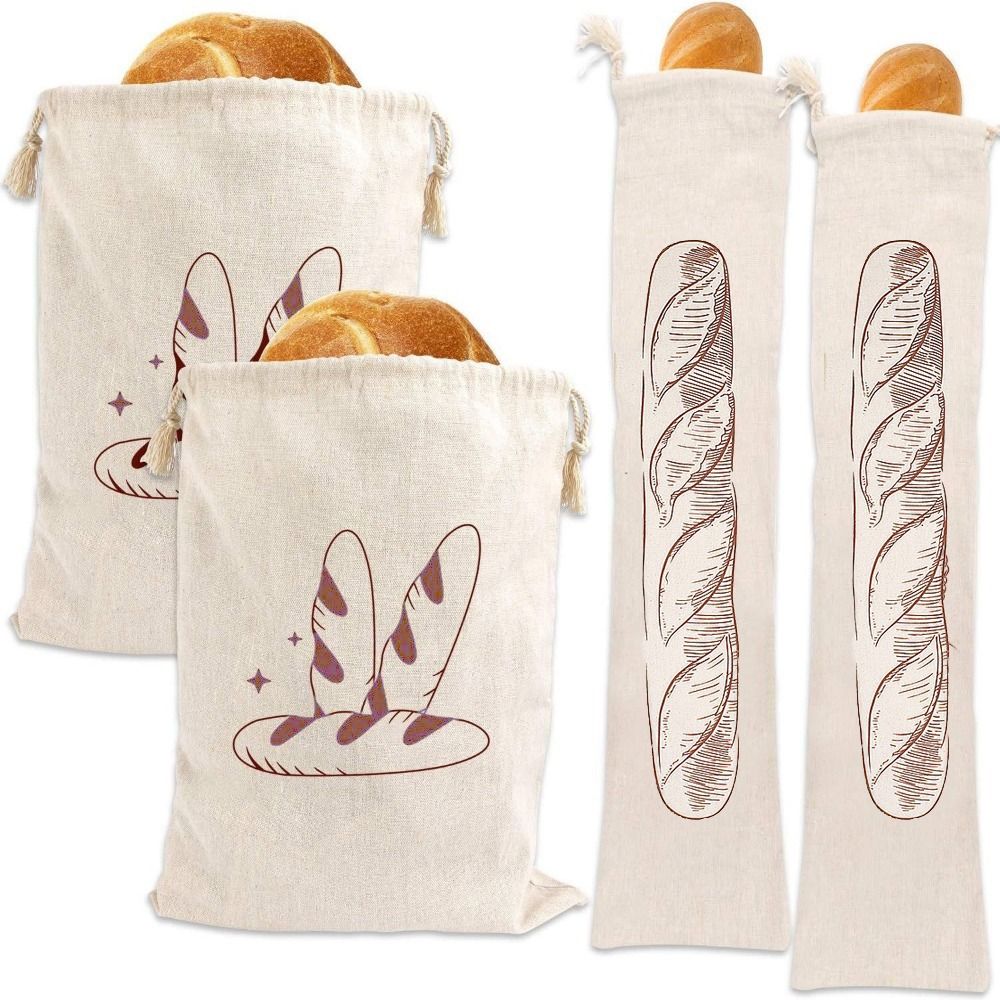 2 Sacos Grandes de Linho para  - Food Storage Bags Reusable avaliação e preço