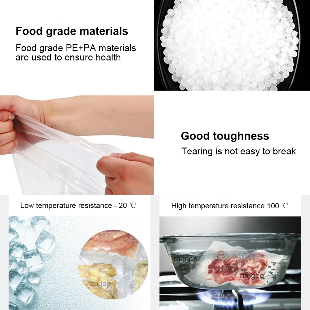 Sacos para embalagem a vácuo d - Food Storage Vacuum Bags avaliação e preço