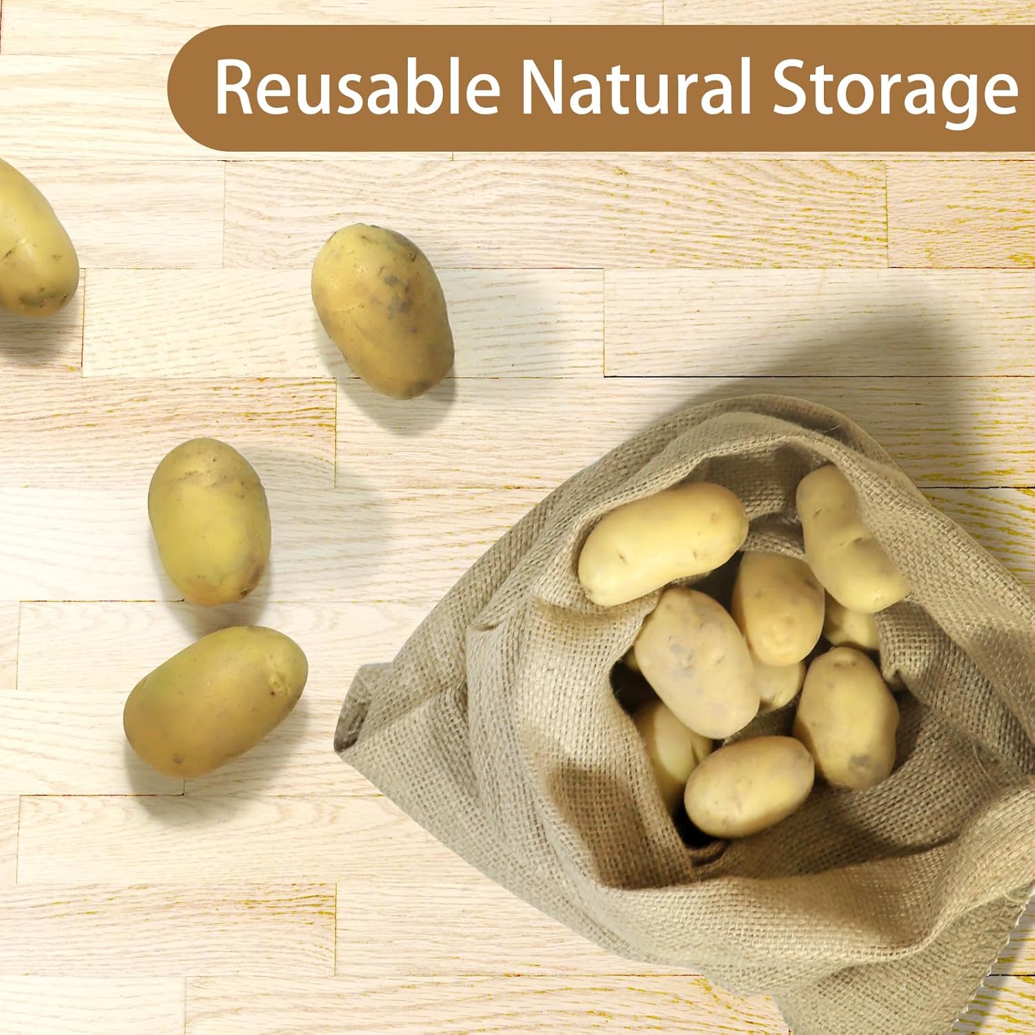 1 pacote sacos de batata sacos - Food Storage In Roots avaliação e preço