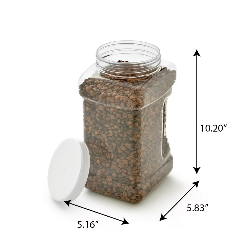 Recipiente de plástico transpa - Food Storage 4 Quart avaliação e preço